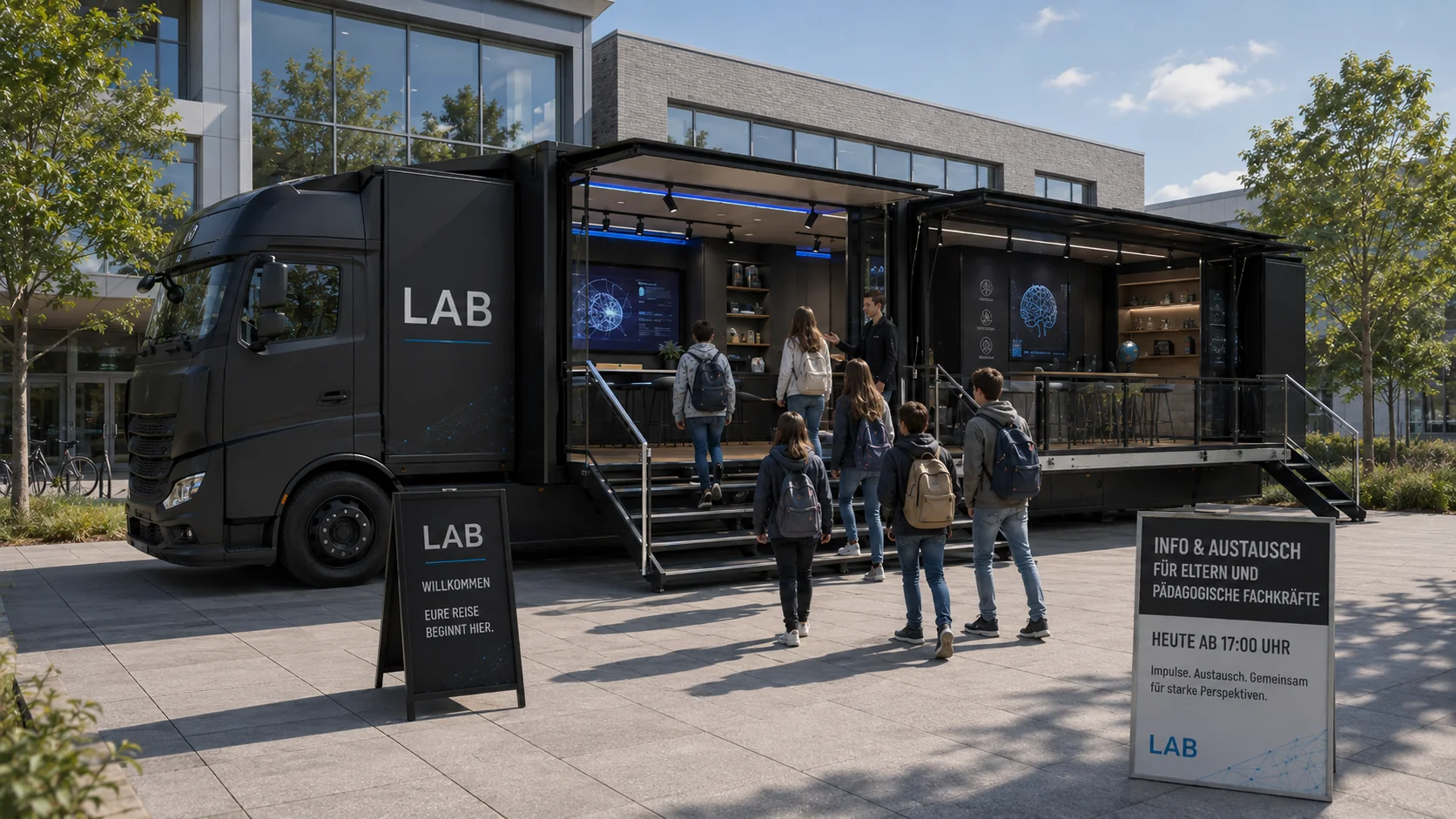 Mobiles Brücken-Lab an Schulen