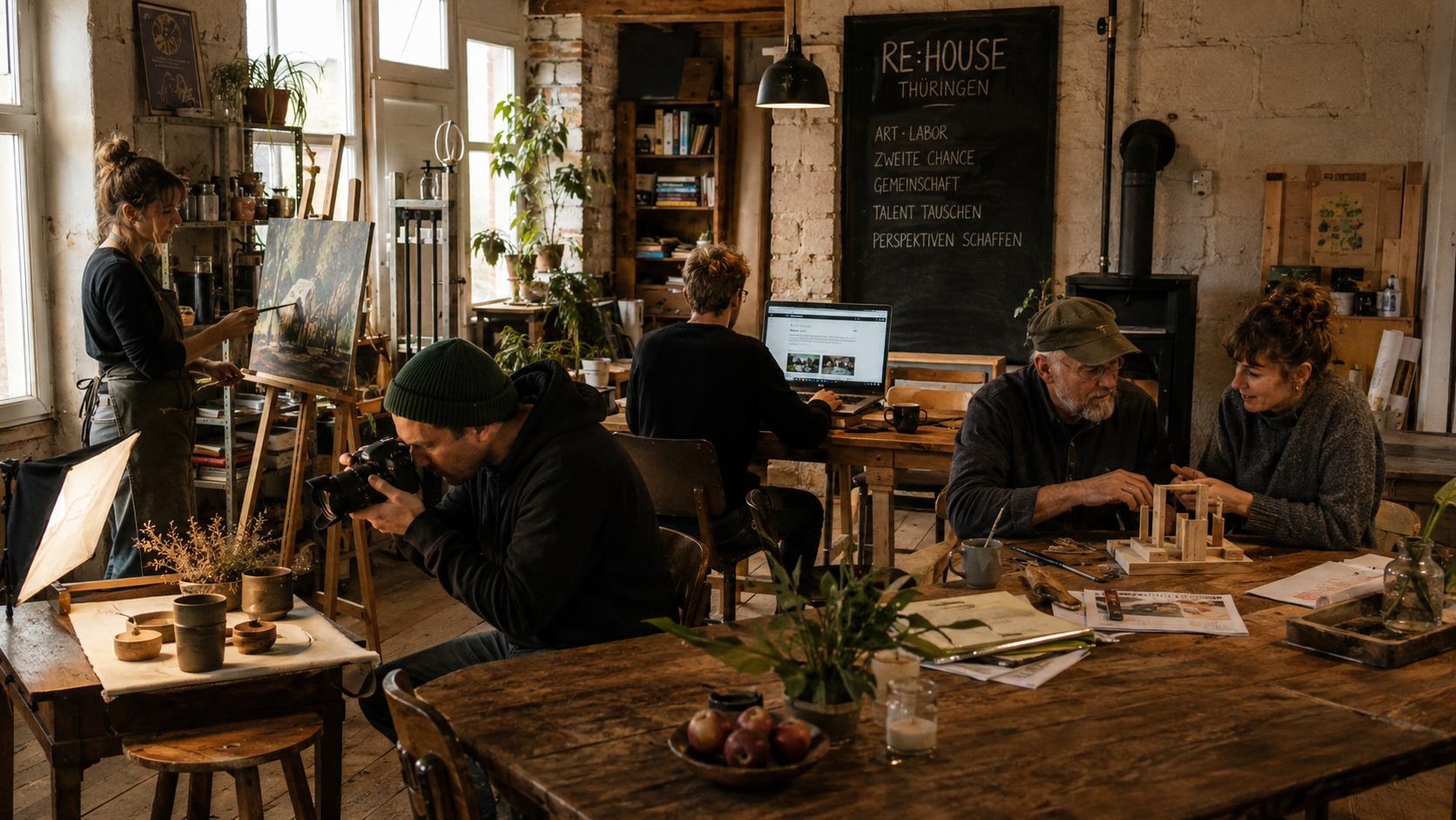 BRÜCKEN-Ökosystem aus Kreativität, Projektarbeit, Coworking und Community